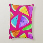 スイカ模様の創造9 アクセントクッション (裏面(縦))