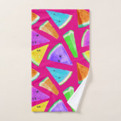 スイカ模様の創造9 バスタオルセット (ハンドタオル)