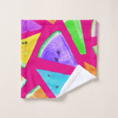 スイカ模様の創造9 バスタオルセット (ウォッシュタオル)