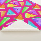 スイカ模様作成９ シェルパブランケット (3/4)