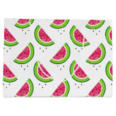 スイカ模様2 ラージペーパーバッグ (裏面)