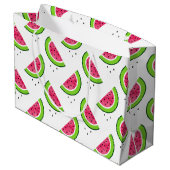 スイカ模様2 ラージペーパーバッグ (裏面アングル)