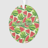 スイカ模様 オーナメント (正面)