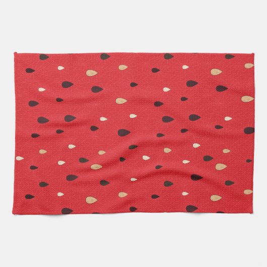 スイカ模様 キッチンタオル (横)