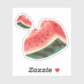 スイカ模様 シール (シート)