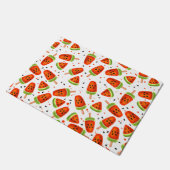 スイカ模様 ドアマット (アングル)