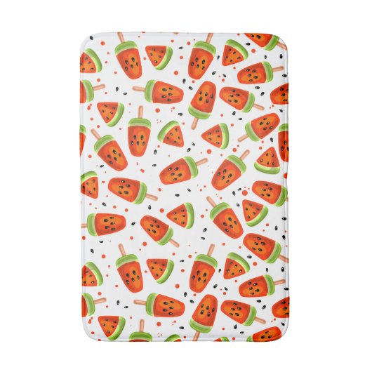 スイカ模様 バスマット (正面縦)