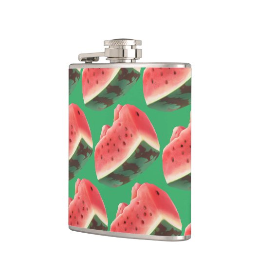 スイカ模様 フラスク (左)