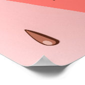 スイカ模様 ポスター (角)