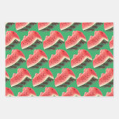 スイカ模様 ラッピングペーパーシート (正面2)