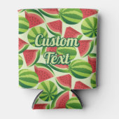 スイカ模様 缶クーラー (正面)