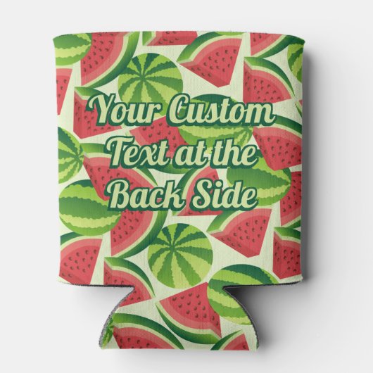 スイカ模様 缶クーラー (裏面)