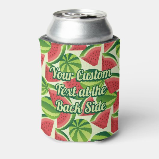 スイカ模様 缶クーラー (缶裏面)