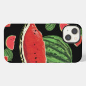 スイカ模様 iPhoneケース (裏面横)