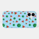 スイカ模様 iPhone 16ケース (裏面横)