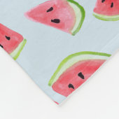 スイカ水彩カラフルフリースブランケット フリースブランケット (角)