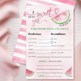 スイカ水彩ベビー予測アドバイス