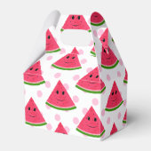 スイカ水玉模様サマーフェイスボックス フェイバーボックス (正面サイド)