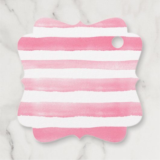 スイカ水色ベビーシャワーありがとう フェイバータグ (裏面)