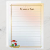 スイカ波並み紙シート (正面/裏面)