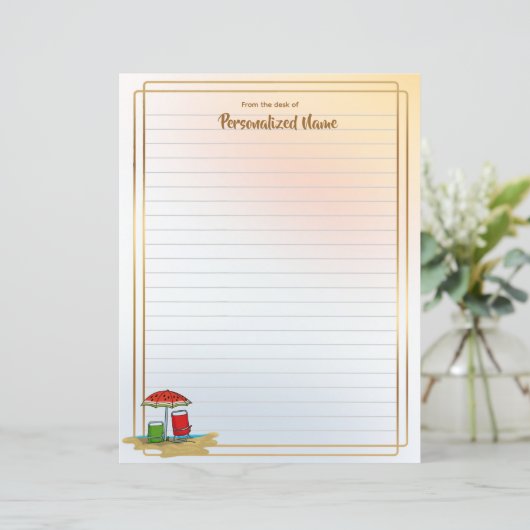 スイカ波並み紙シート (スタンド正面)