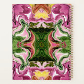 スイカ渦グラフィックデザイン毎日 プランナー手帳 (裏面)