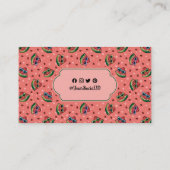 スイカ漫画の名刺 名刺 (裏面)