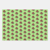 スイカ漫画パターン包装紙シート ラッピングペーパーシート (正面2)