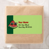 スイカ漫画ラベル ラベル (インサイチュ)