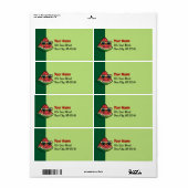 スイカ漫画ラベル ラベル (フルシート)