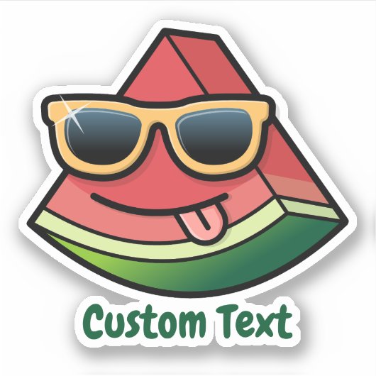 スイカ漫画 シール (正面)