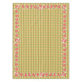 スイカ片チェックテーブルクロス テーブルクロス (正面)