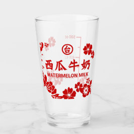 スイカ牛乳ガラス タンブラーグラス