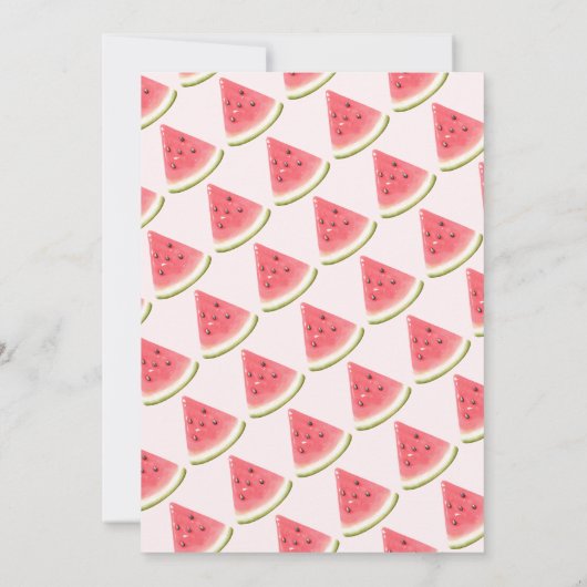 スイカ甘い女の子のフルーツ日付を保存 セーブザデート (裏面)