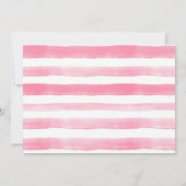 スイカ甘い女の子ベビーシャワー 招待状 (裏面)