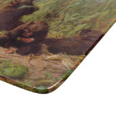 スイカ畑の熊（W.H.ひげ） カッティングボード (角)