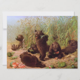 スイカ畑の熊（W.H.ひげ） カード