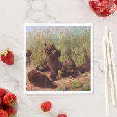 スイカ畑の熊(W.H.ひげ) スタンダードランチョンナプキン (インサイチュ)