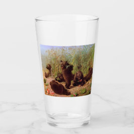 スイカ畑の熊（W.H.ひげ） タンブラーグラス