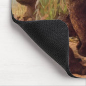 スイカ畑の熊（W.H.ひげ） マウスパッド (コーナー)