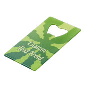 スイカ皮クレジットカードボトルオープナー クレジットカード栓抜き (正面アングル)