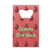 スイカ皮クレジットカードボトルオープナー クレジットカード栓抜き (裏面)