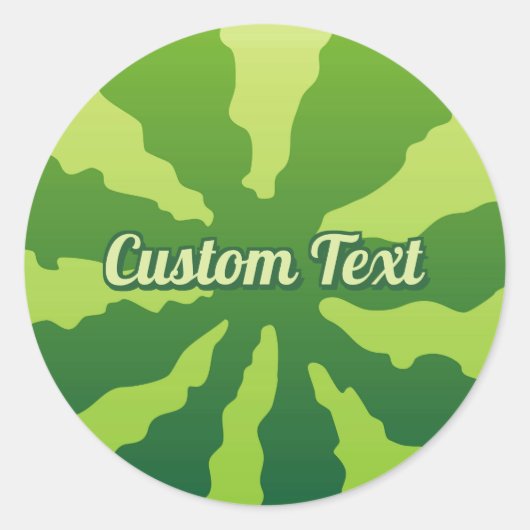 スイカ皮 ラウンドシール (正面)