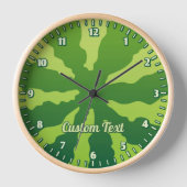 スイカ皮 壁時計 (正面)