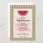 スイカ科懇親会 招待状 (正面/裏面)