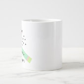 スイカ種子新学期先生ギフト ジャンボコーヒーマグカップ (正面)