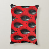 スイカ種子 アクセントクッション (裏面(縦))