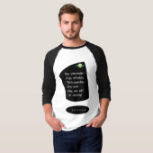 スイカ種子 – ホワイトレタリング Tシャツ (正面フル)