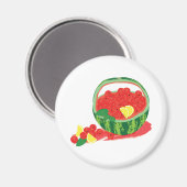 スイカ籠 マグネット (正面/裏面)