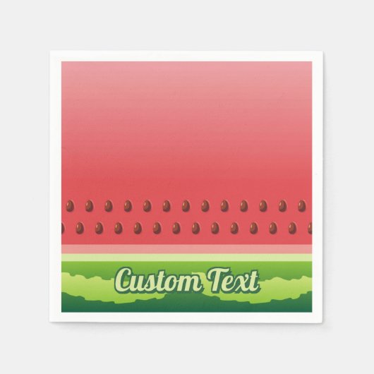 スイカ紙ナプキンス スタンダードカクテルナプキン (正面)